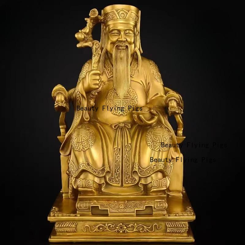 1pc Metal Portrait Ornaments Living Room Wealth Ornament Feng Shui Accessories Home Decoration Chinese Desktop Decorations