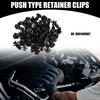Partuto Push Type Retainer Clip No.909140007 - Fastener Rivet Kit for Car Inner Bumper