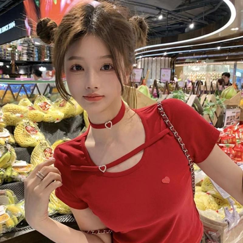 Soft Velvets Heart Choker Aesthetic Neck Jewelry Accessories for Women Girls