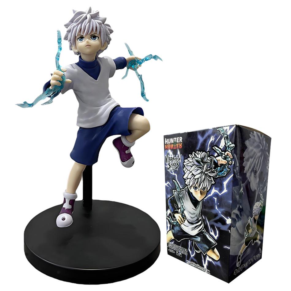 Figura de Anime Hunter×Hunter de 14 cm, Troupe Fantasma Hisoka, Figura de Acción, Tapón para Fideos, Decoración de Habitación, Tapón para Fideos, Modelo de PVC, Juguetes