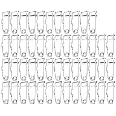 50pcs Metal Safety Needles Pins Brooch Locking Pin Clasp Pin Fastener Sewing Craft Tool (22mm)