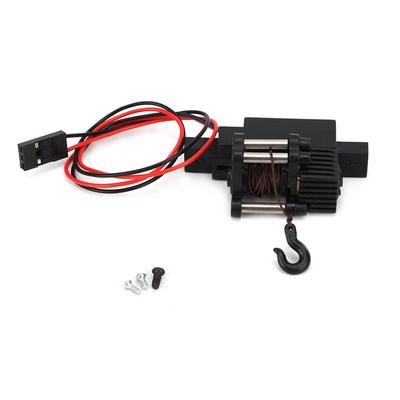 Plastic Metal Automatic Winch Upgrade Parts Accessories Fit for 1 16 RC Car WPL C34 C34K C34KMBlack