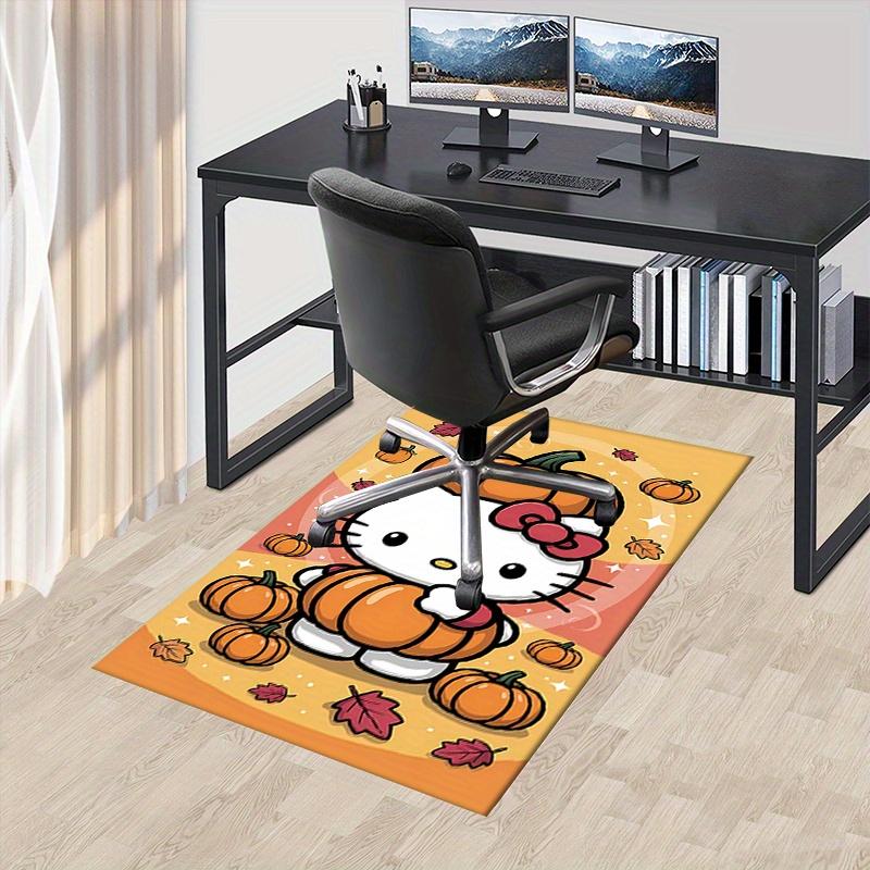 

Office Rug Hello Kitty, Pumpkin Anti-Slip Rug, Machine Washable for Living Room, Bedroom, Office, Multiple Sizes, Bedroom Mat, Decorative Mat, Durable 60cm by 90cm