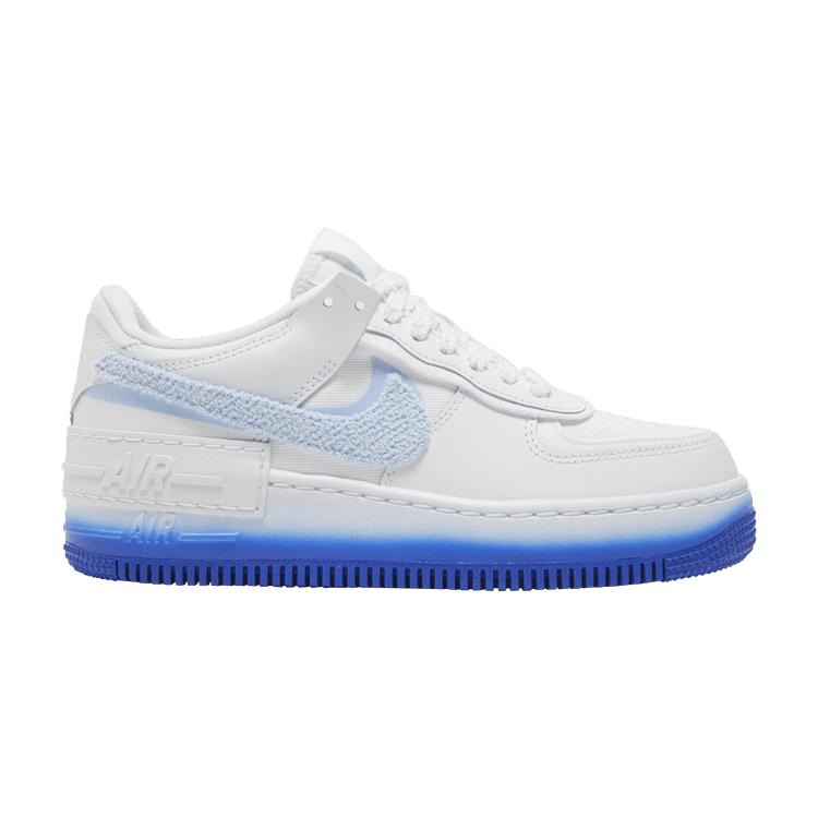 Nike Wmns Air Force 1 Shadow Chenille Swoosh - Blue Tint 36