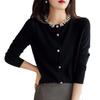 Women's Spring and Autumn New Beaded Women's Sweater Knitted Sweater