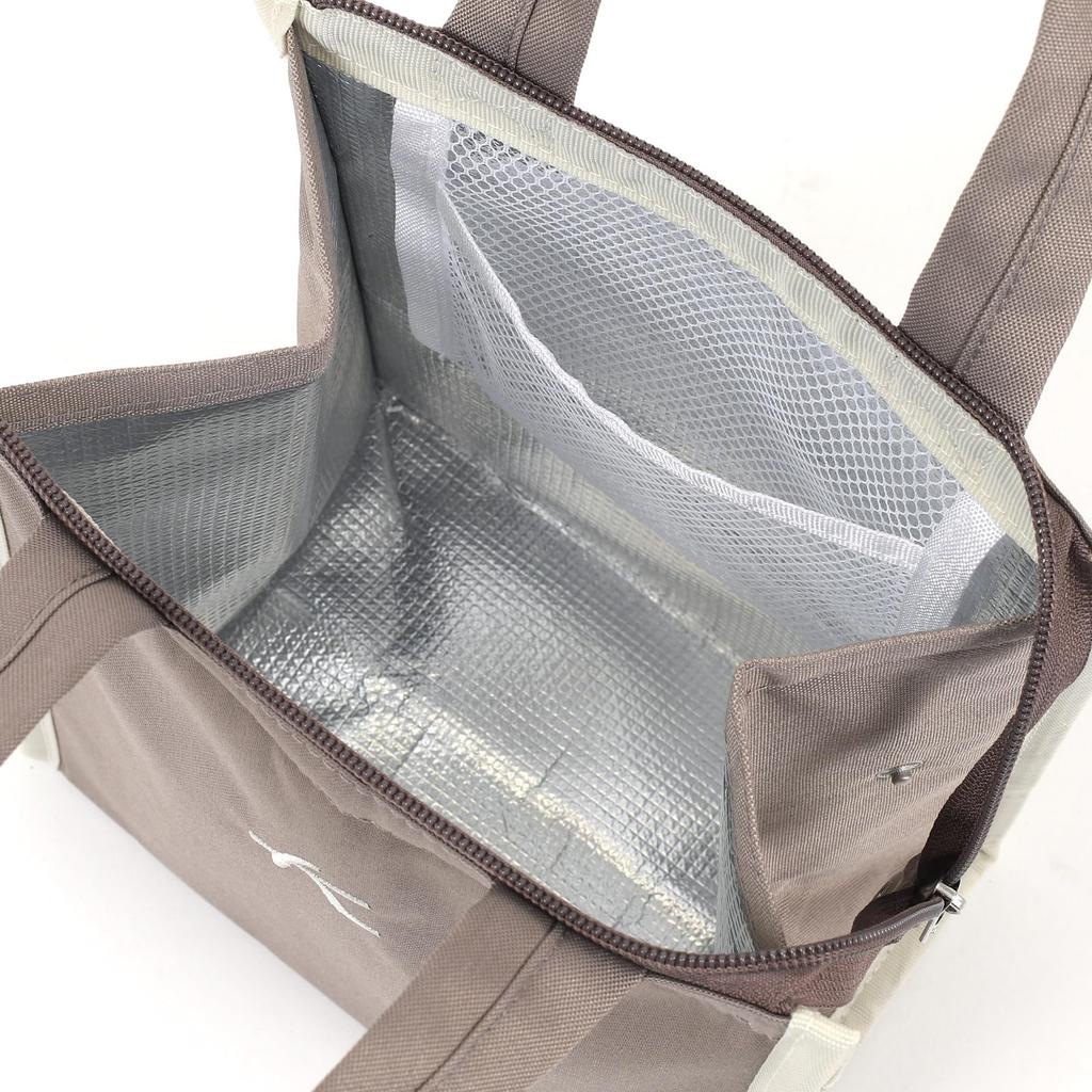 Cooler Bag with Mesh Pocket for Ice Packs BN0014 Sand 52911 [Kitamura] Women's Beige/Ivory