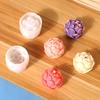 Aromatherapy Candle Silicone Mold 3D Lotus Flower Shape Soap Mould DIY Handmade Soap Model Plaster Mold Decoration