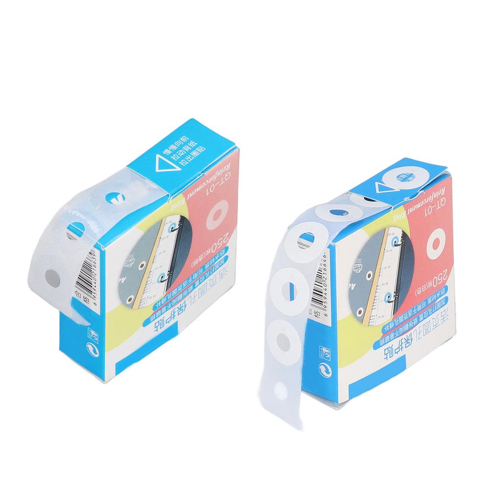 Hole Punch Reinforcers Stickers  Production PVC Waterproof Simple  Reinforcement Labels