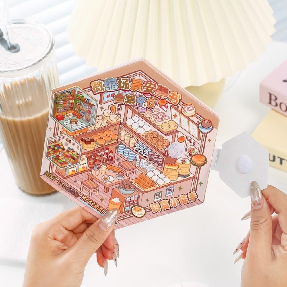 Multiple Scene Cartoon Scene Sticker Cute Style DIY Toy Sticker  Birthday Present