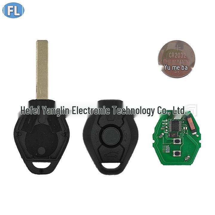 BMW CAS2 3-Button Remote Control - Straight Shank, 868MHz, 46 Chip