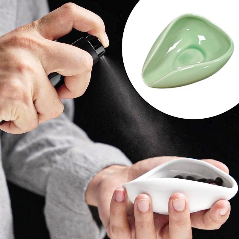 Coffee Measuring Spoon Set Nonslip Base Accurate Weighing Ceramic Texture Perfect for Home Espresso Machine Accessories