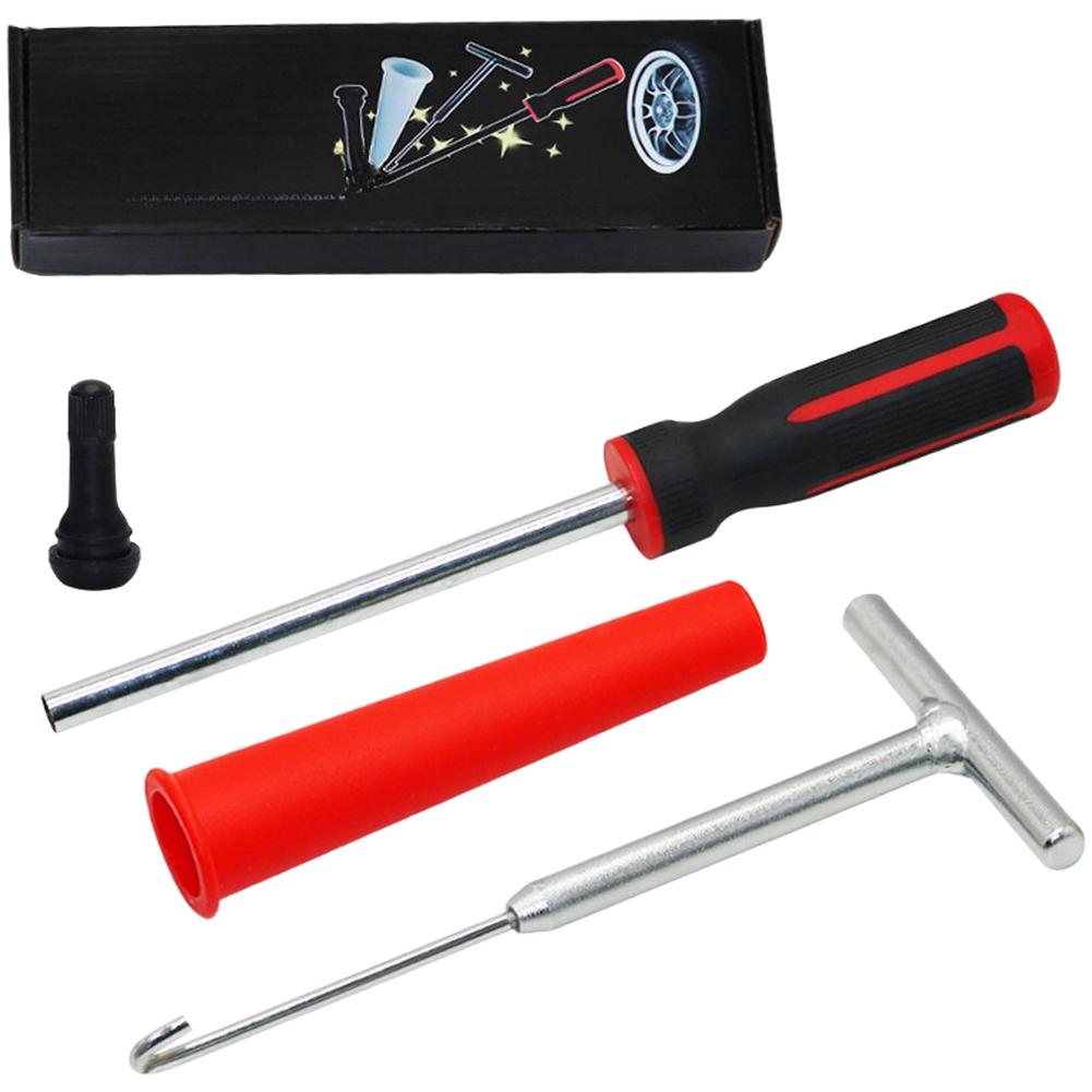 Car Tire Valve Stem Quick Replacement Tool Kit Valve Stem Tool TR413 Valve Stems Tire Repair Tool Car Accessory A