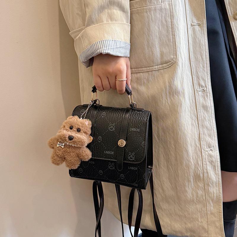 Autumn women's bag new simple and versatile texture niche commuter college style portable backpack