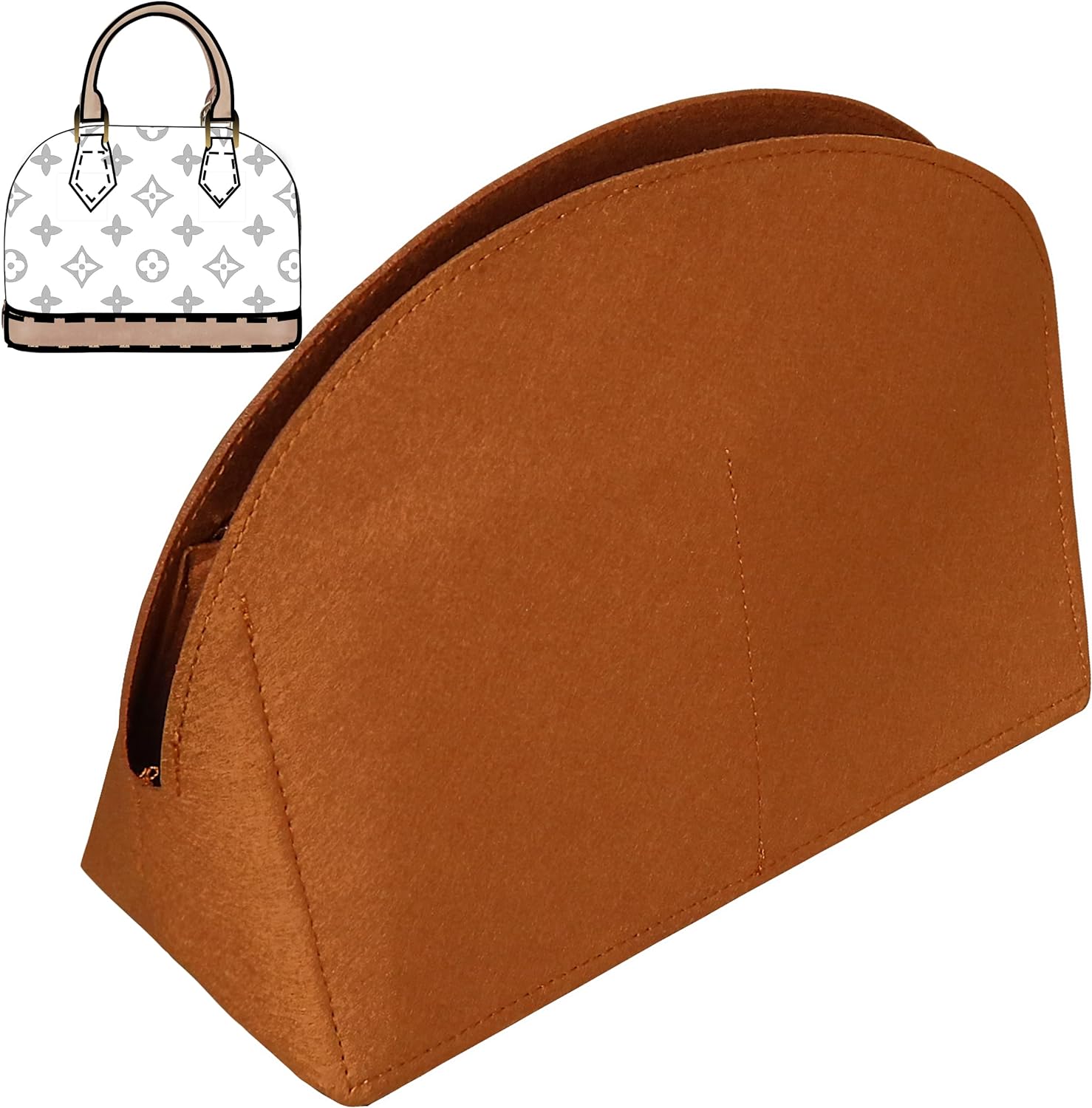 Органайзер для сумки Alma, Органайзер для сумки из войлока, Вкладыш-органайзер для сумки Alma PM BB S-ALMA BB