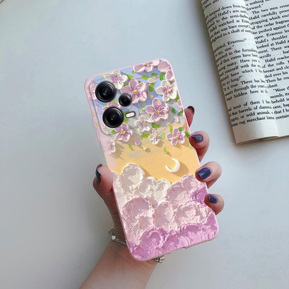 For Redmi Note 12 Pro Case Redmi Note12 4G 5G Cover Cute Marble Astronaut Silicone Phone Cases For Redmi Note 12 Pro Plus Bumper
