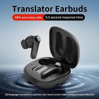 B11 Multilingual Bluetooth Translation Earphones: Portable, Wireless In-Ear with Touch Control