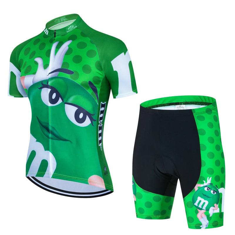 MMs Cycling Jersey Set Short Sleeve Shirt Bib Shorts Men Mountain Bike Riding