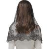 Black Lace Veil Spanish Style Lace Traditional Vintage Inspired Infinity Shape Mantilla Veil Latin Mass Head Covering