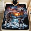 1PC Beautiful okapi  Print FlAannel Blanket, High quality Comfortable for All Seasons, Home Decor, Warmth and Comfort