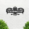 Personalizable Metal Sign Unique Silhouette Garden Decor Holiday Gift