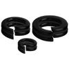 Black Zinc-Plated 304 Stainless Steel Spring Washer, Split Elastic Washer (M1.6-M39)