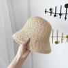 Hats For Women Bucket Hat Linen Korean Tide Summer Thin Section Double-Sided Breathable Sun Protection Cap Panama