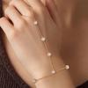 CANNER Bracciale con Charm in Argento 925 Stile INS Occhio di Cavallo Zircone con Catena ad Anello per Donna Uomo Coppia Gioielli da Festa