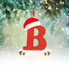 1pc Christmas Tree Decoration for Home 2025 Letter Pendant Pendant Xmas 2026 New Year Decor Ornament Noel supplies accessories