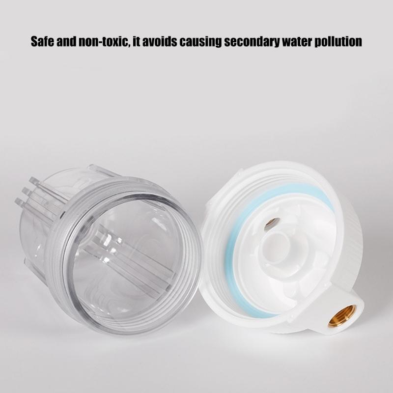 Bouteille Filtre Machine à Boire Robinet Eau Préfiltre Épaisse 5 pouces Transparente Bouteille Filtre Accessoires Purificateurs d'Eau