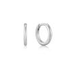 Ania Haie Smooth Huggy Mini Hoop One-Touch Ring 925 Silver Earrings E035-14