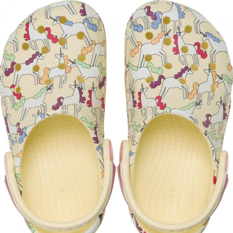 Crocs Classic Unicorn Graphic Clog 212515 7cj