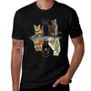 Cats Reflection Friend Cat Lovers Cut Tiger Tshirt Casual Basic Street Style Tshirt