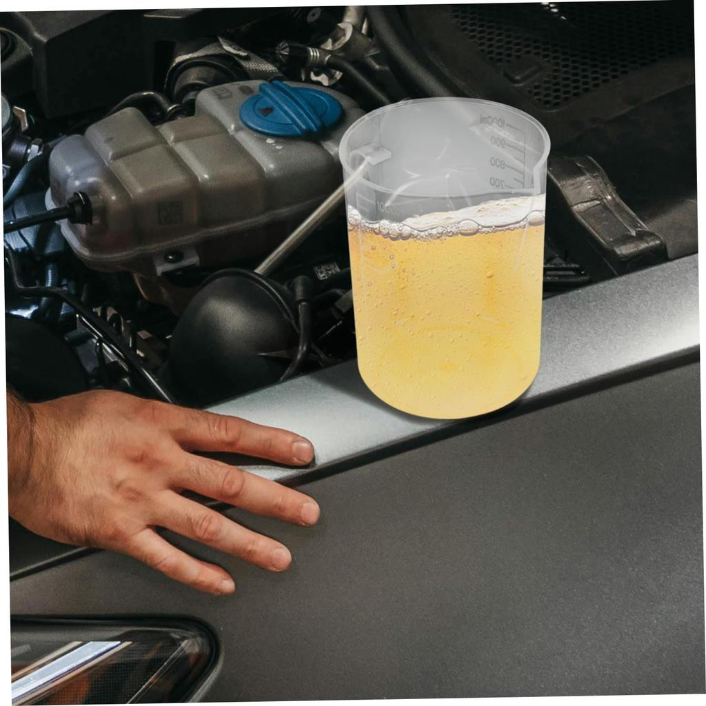 FUNNETOYU Large Capacity Measuring Cup with Precision Scale Resistant Pitcher Multi-Purpose Measuring Cup for Car Machinery Work