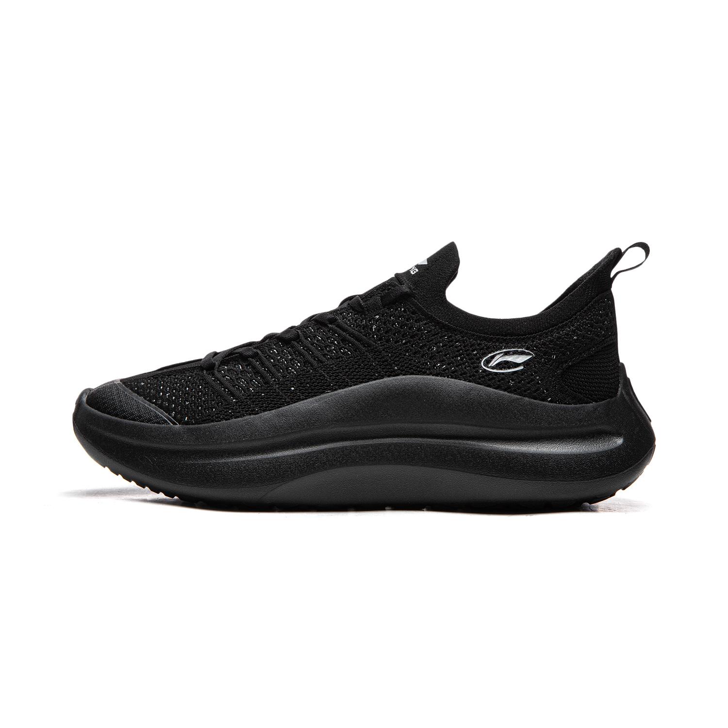

Li Ning Cloud Wave Slip On Cushioning Slip Resistant Abrasion Resistant Lightweight Low top Casual Shoes Men s Black AGLW051-5 41