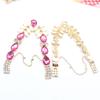 1 Piece of 125 * 170MM Horse Eye Water Drop Shoe Chain Clothing Decoration Buckle DIY Hand Sewn Beach Flip Flops Chain Decoratio