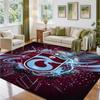 Trabzonspor FC Design Kristall-Samt-Teppich Weiche Dekorationsmatte für Schlafzimmer Eingang