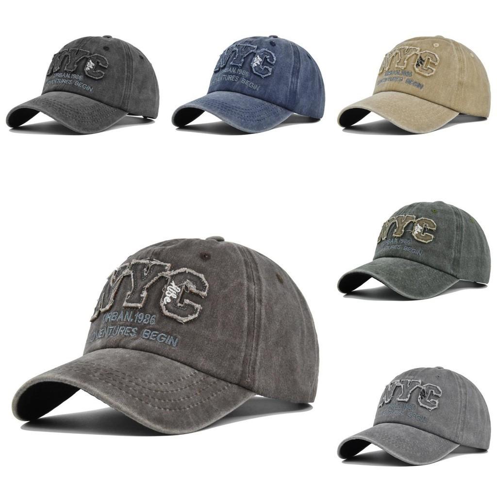 Tongue Duck Hat Vintage Nyc Letter Three Dimensional Embroidered Baseball Hat