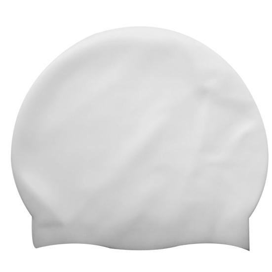 Swim Cap Elastic Put On Easily Silicone Silicone Swimcap Long Hair for Training