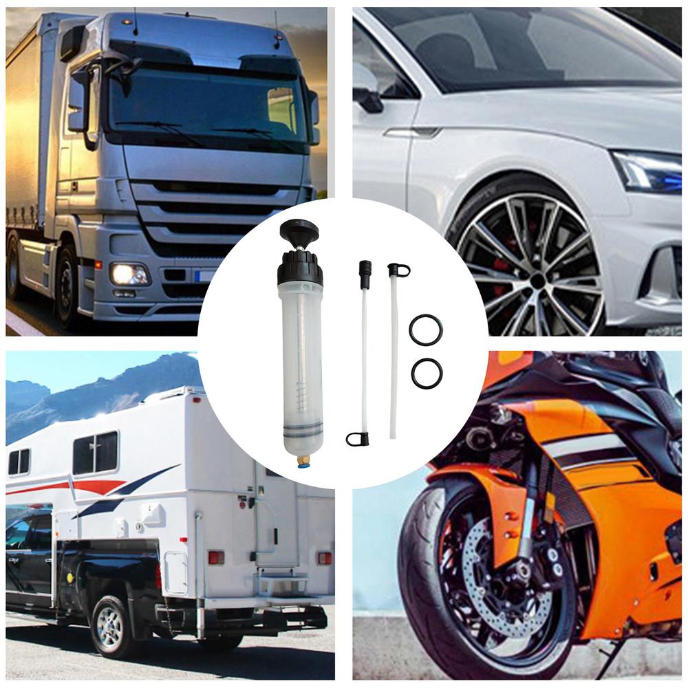 Pompa Estrattore Olio Auto 500cc Aspirazione Olio Sterzo Estrattore Fluido Estrazione Manuale Automobilistica Siringa Aspirazione Per Minivan