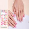 Nails Polish Stickers Semi Cured Gels Nail Strips Light Required Gels Wraps