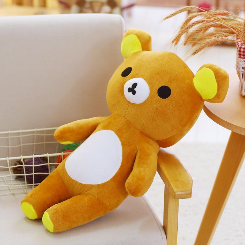 20/35cm Kawaii Brauner Bär Stofftier Plüschtier Cartoon Niedlich Langer Bär Plüschtier Schlafkissen für Geschenk zum Geburtstag der Freundin