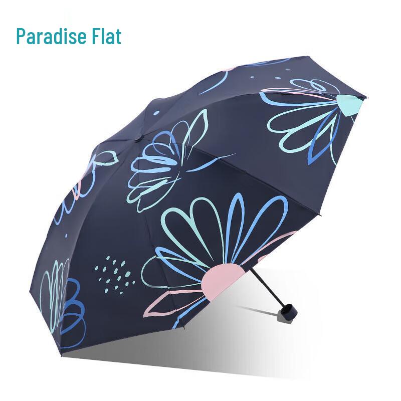 Heaven Umbrella 8-Rib 3-Fold UV Protection Sun & Rain Umbrella