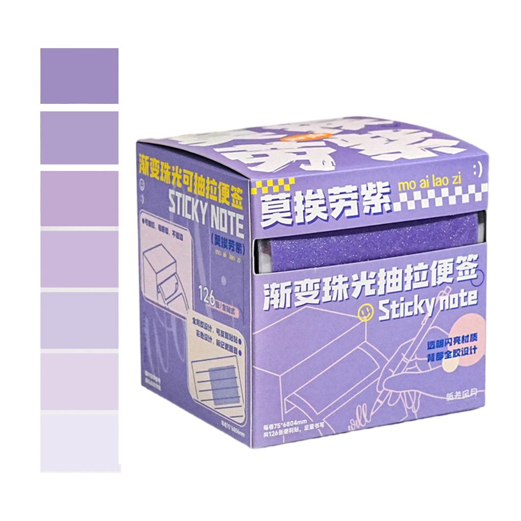 126 Sheets Cute Writing Notes Paper Small Pull out Type Clear Note Pads Pull Out Writing Notes Pop up Sticky Notes