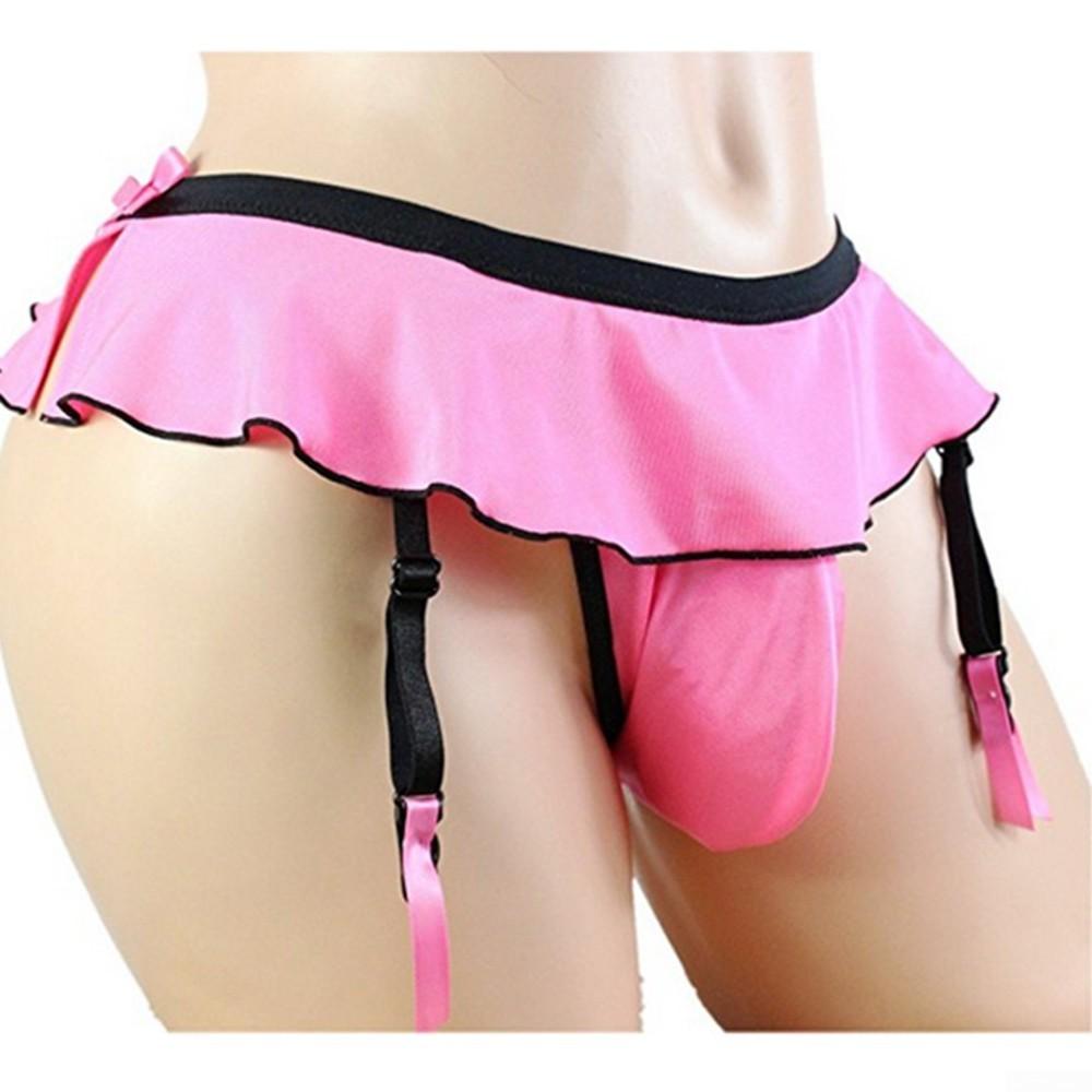 Bikiny Kalhotky Šortky Clip Sissy Clubwear Crossdress sukně