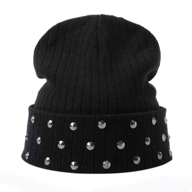 Street Knitting with Rivet Studs Lightweight Breathable for Adults