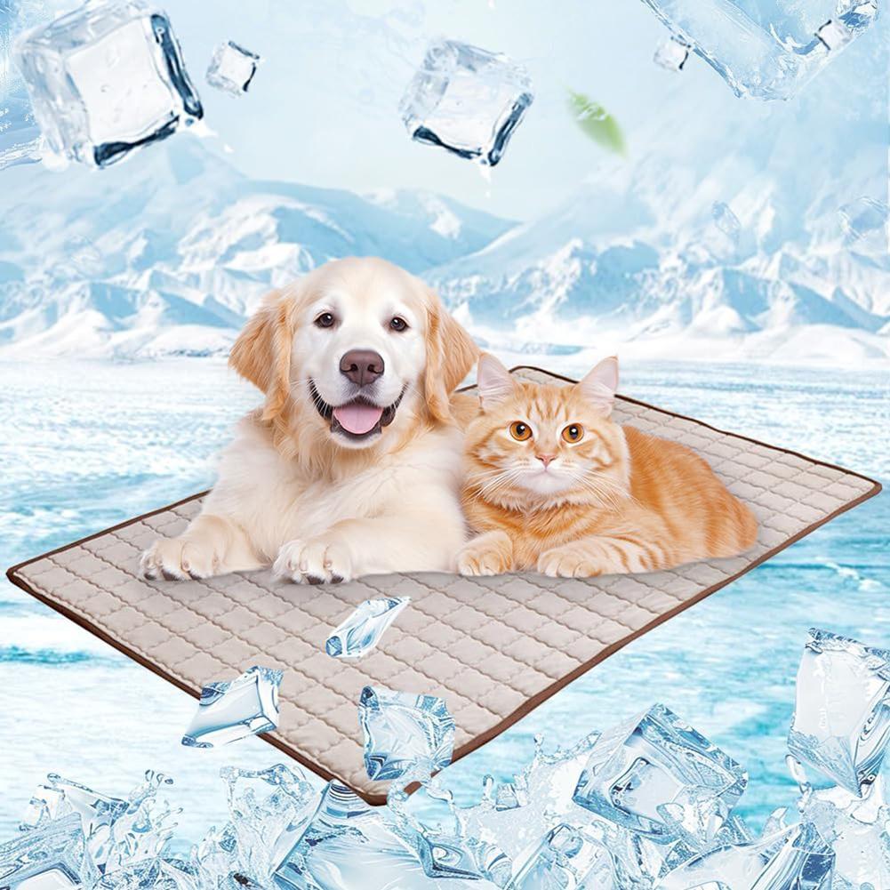 Summer Dog Cooling Mat Washable Pet Sleeping Pad Dog Cooling Pad for Dogs & Cats