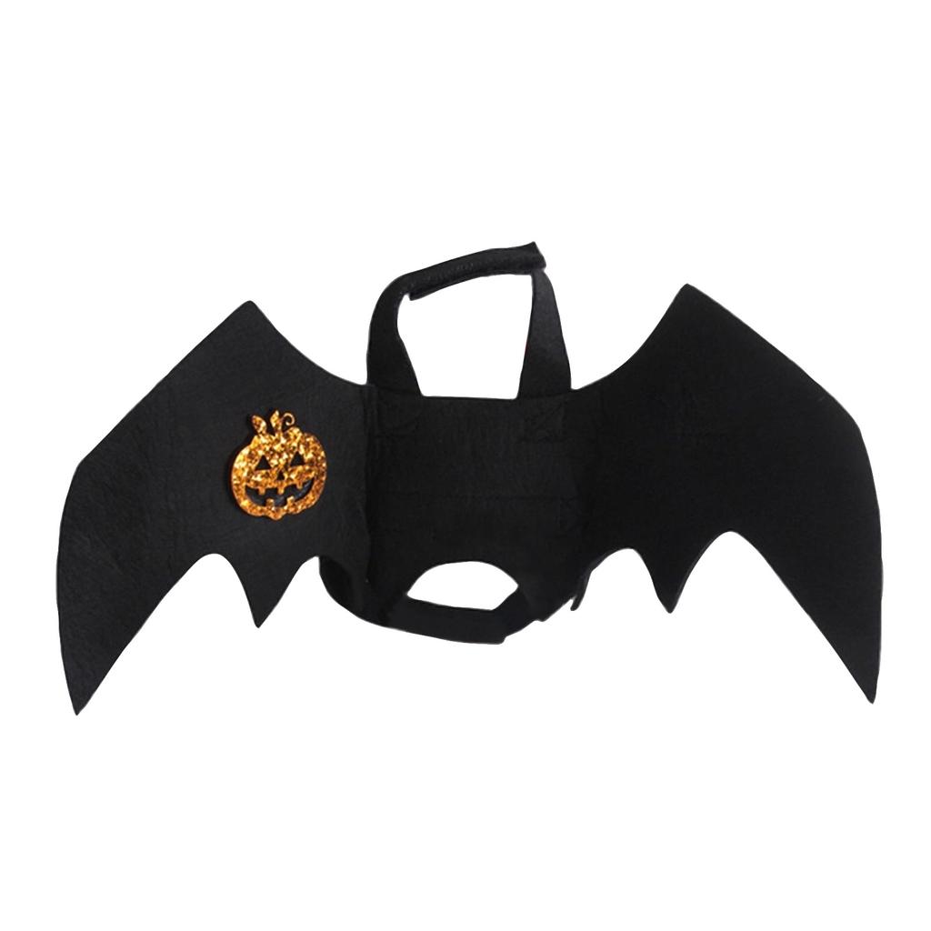 Pet Costume with Sequined Pumpkin Design for Small Dogs and Cats
