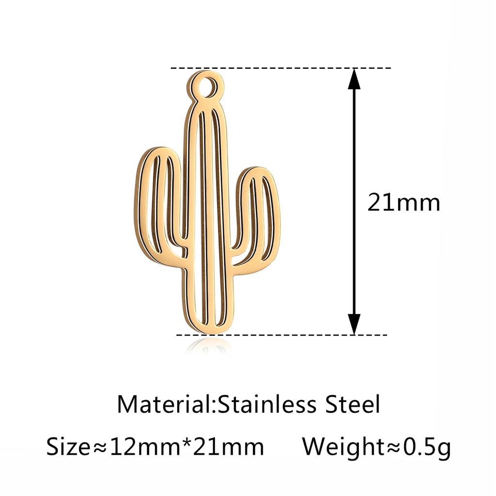 5Pcs Horse/Hat/Horseshoe/Cactus/Boot Charms Stainless Steel Western Cowboy Pendants DIY Bracelet Necklace Crafts Jewelry Making