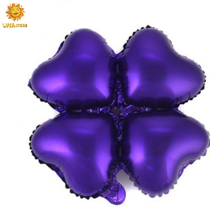 Four-leaf Clover Aluminum Foil Balloons for Wedding Decoration Birthday Party Arch Balloon Anniversary Opening Ceremony