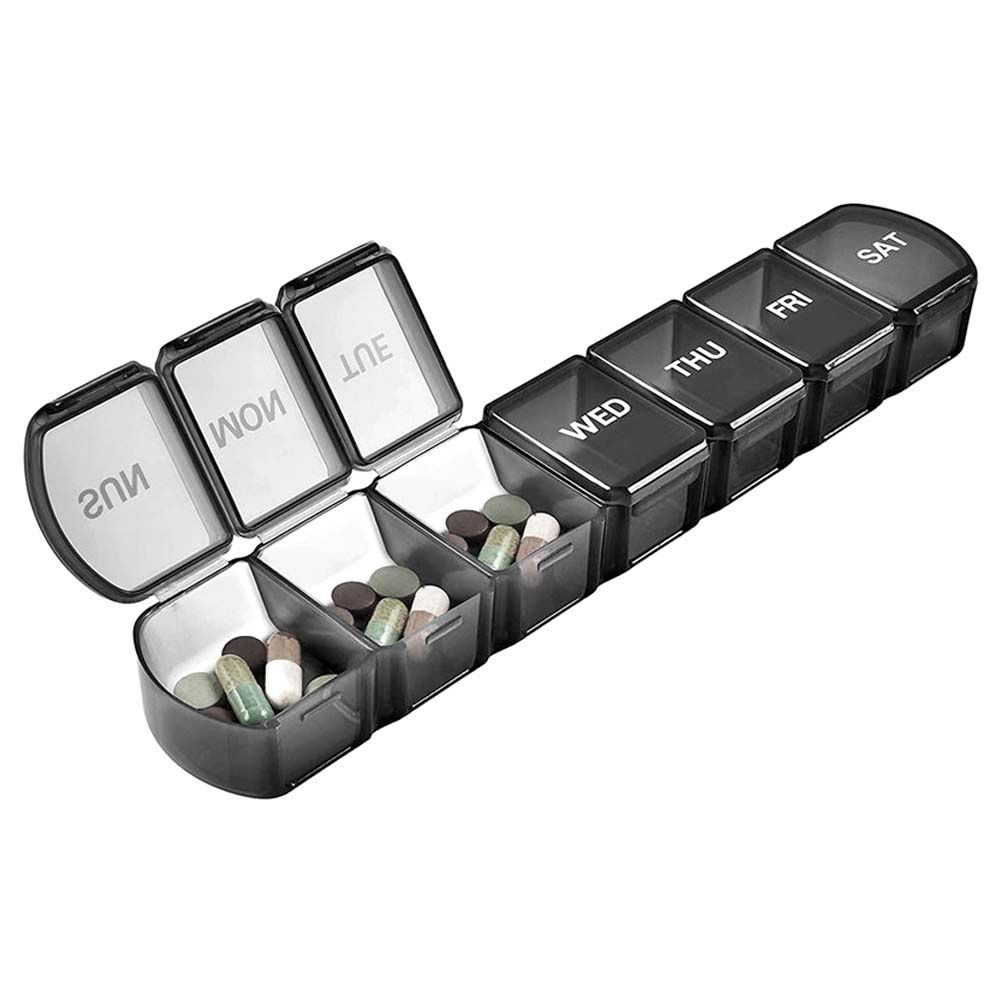 Capsules Organizer 7 Days Pill Storage Box Mini Dispensers Medicine Boxes Travel Pill Case